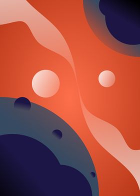 Orange style minimalist