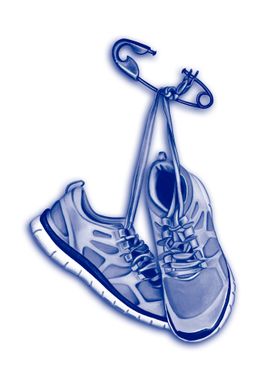 Running Shoes Classic Blue
