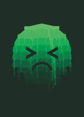 EARTH EMOTICON ANGRY