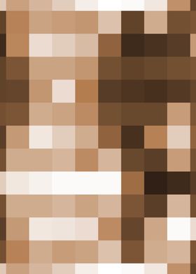 Brown Pixelation