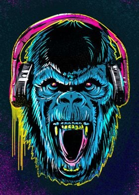 Music Gorilla Monkey