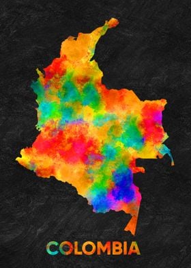 colombia map