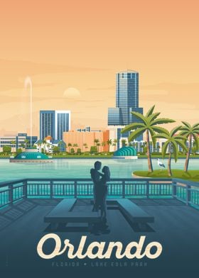Orlando Travel Poster