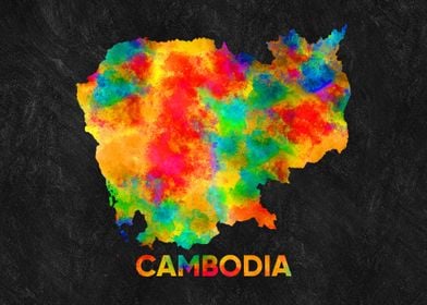 cambodia map