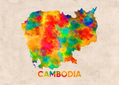 cambodia map