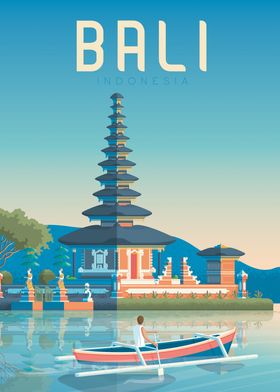 Bali Travel Poster