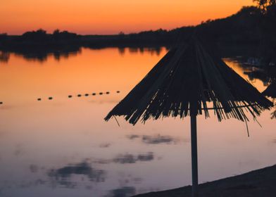 Sunset at the beach