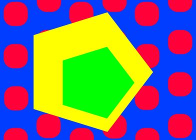 Yellow Green Polygons