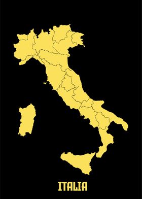 Map of italy
