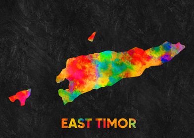 east timor map