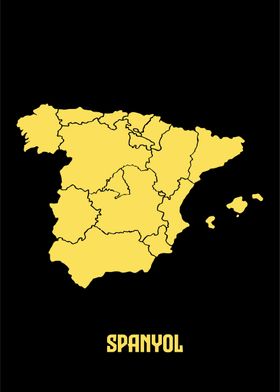 Spanyol map