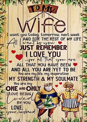 To my Wife