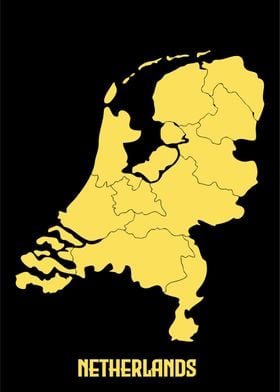 Maap of the Netherlands