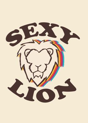 Vintage Lion Rainbow 55