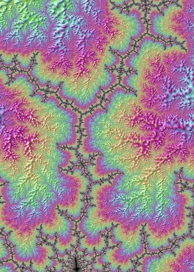 Rainbow Branching Fractal