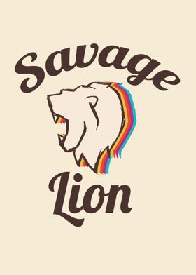 Vintage Lion Rainbow 52