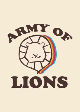 Vintage Lion Rainbow 38