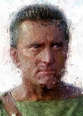 Kirk Douglas as Spartacus