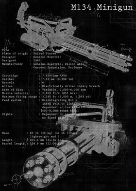 M134 Minigun Weapon