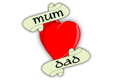 Mum and Dad Heart