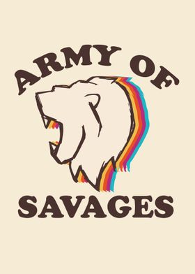 Vintage Lion Rainbow 40