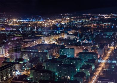 Night View Of Tampere