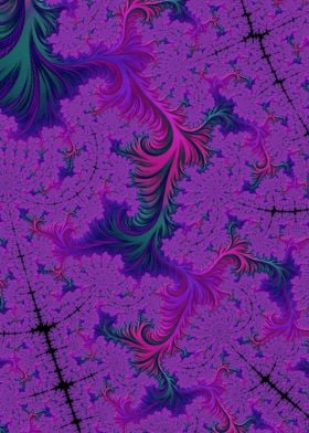 Vivid Branching Fractal