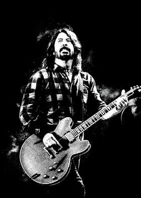 Dave Grohl BW