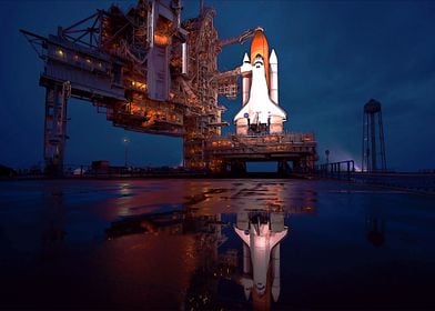 Space shuttle launch pad