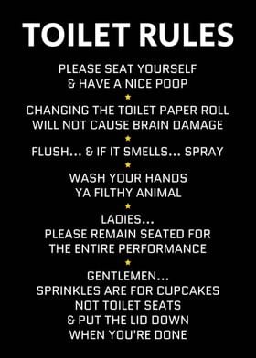 Toilet Rules