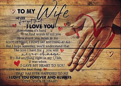 To my Wife