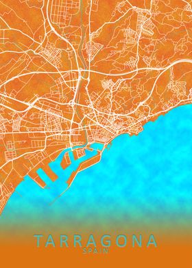 Tarragona Spain City Map