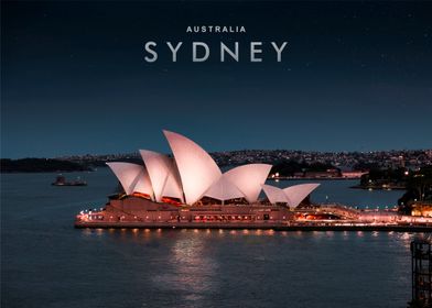 Sydney city night