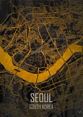 Seoul Marble Black Gold