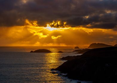 Sunset in Wales