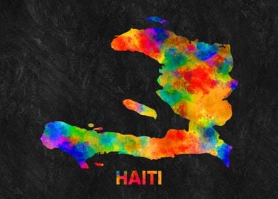 haiti map