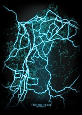 Trondheim Norway City Map