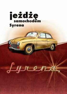 Jezdze samochodem Syrena