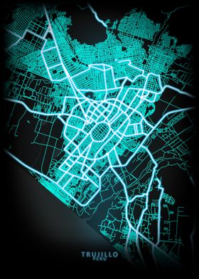 Trujillo Peru City Map