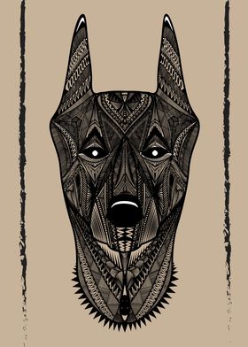 Doberman Pinscher vector 