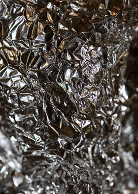 Alu folie abstract macro