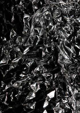 Aluminium foil abstract