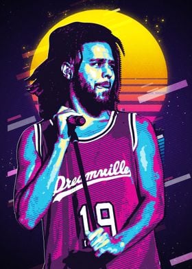 j Cole retro