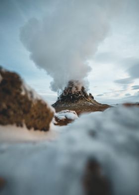 Sulfur Volcano Perspective