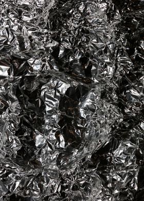 Aluminium foil abstract
