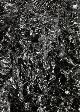 Aluminium foil abstract