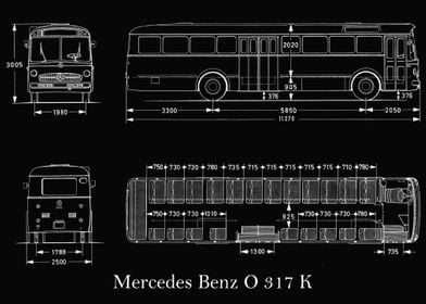 Mercedes Benz O 317 K 1965