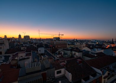 Sunrise of Madrid
