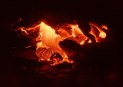 Hot lava on Hawaii
