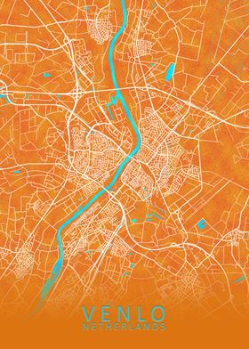 Venlo Netherlands City Map